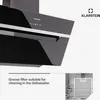 Klarstein digestor, 60 cm, recirkulácia, prietok 305 m³/h, Náhľad obrázku produktu 6