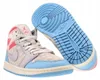 Nike Jordan 1 Mid "Sail Hot Lava Blue Chill" Blue, veľkosť: Náhľad obrázku produktu 15
