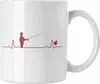 Trendation - Angler Tasse Geschenk Männer Grafik Herzschlag Produktbild-Vorschau 1