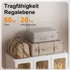 UnboxG Skládací šatní skříň z plastu, rozměry 104x50x170 Náhled obrázku produktu 6