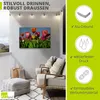 ARTland Wandbild Alu für Innen & Outdoor Buntes Tulpenfeld Produktbild-Vorschau 2