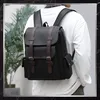 A person wearing a backpack. Produktbild-Vorschau