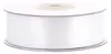 Doppelseitiges Satinband 25mm x 20m Rolle Weiß Produktbild-Vorschau 1