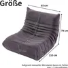 okwish Schlafsofas Relaxsessel mit Rückenlehne, Lazy Sofa, Produktbild-Vorschau 7