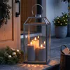 Solar LED Stumpenkerzen mit Flammen Effekt 3er Set - 15 / Produktbild-Vorschau 5