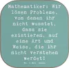 Mr. & Mrs. Panda Untersetzer für Gläser Spruch Mathematiker Produktbild-Vorschau 1