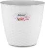 Blumentopf Stefanplast Weiß Kunststoff (14 x 12,5 x 14 cm) Produktbild-Vorschau 1