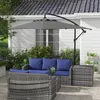 Outsunny Parasol dšŠportšŠ 3 x 2 m parasol rectangulaire Voir les images du produit 2