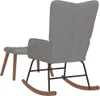 A rocking chair and ottoman set viewed from the back. Náhľad obrázku produktu