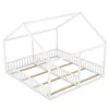 90 x 200 Einzelbetten,Kinderbett(Weiss) flache Betten, Produktbild-Vorschau 2