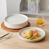 Teller set 4stück Ø21,3 cm Keramik Speiseteller Pastateller Produktbild-Vorschau 3