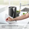 Držák na kuchyňské utěrky Yamazaki Tower, vyrobený z oceli Náhled obrázku produktu 3