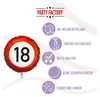 Folienballon Happy Birthday 18 Rund 45cm Helium 18. Produktbild-Vorschau 5