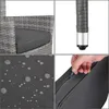 Set de 2 chaises de jardin en polyrotin 88 x 59 x 59 cm Voir les images du produit 3