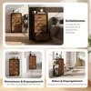 HOKEEPER Kommode, Schrank mit 4 Stoffschubladen,Sideboard, Produktbild-Vorschau 7
