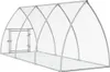 vidaXL Králikáreň Silver 300x105x120 cm Pozinkovaná oceľ Náhľad obrázku produktu 4