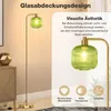 Lampadaire rétro en verre 170cm Lampadaire avec Voir les images du produit 2