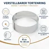 Obręcz na tort, ES, 8 cm, bezstopniowa regulacja Podgląd zdjęcia produktu 4