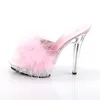 LIP-101-8 Damen Slipper von Fabulicious, Rosa  , EU 38, US Produktbild-Vorschau 7