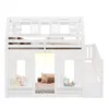 Etagenbett, Hochbett, Kinderbett, Holzbett, Hausbett Produktbild-Vorschau 10