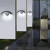 LED Außenwandleuchte 2er-Set, 24W, IP65, schwarz, 6500K Productafbeelding-voorbeeld