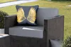 MuchoWow® Outdoor Kissen - Goldene Flügel auf schwarzem Produktbild-Vorschau 5