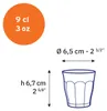 Le Picardie - Verre transparent 9cl -  (Lot de 6) Voir les images du produit 5