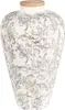 Vaso Clayre & Eef Ø 24x40 cm Fiori in Vetroceramica grigio Anteprima dell’immagine prodotto 2