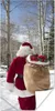 MuchoWow® Poster Der Weihnachtsmann geht mit einem Sack Produktbild-Vorschau 1