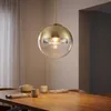 LED Pendellampe, Glaskugel, gold transparent, 25 cm, VARUS Produktbild-Vorschau 5