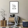 Gerahmtes Poster - Schwarzer Rahmen - Handschriftlich Live Produktbild-Vorschau 7