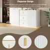 Merax LED Sideboard 150 cm Breite, Multifunktionale Produktbild-Vorschau 3