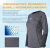 Speedo Lässiger weiblicher Rashguard L/S, Oxid Grau/Schwarz Produktbild-Vorschau 6
