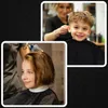 Friseurumhang Barber Umhang Schwarz Lang Gross Wasserdicht Produktbild-Vorschau 2
