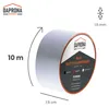 DAPRONA Butylband, Panzertape 10m x 75mm, Alu Dichtungsband Produktbild-Vorschau 2