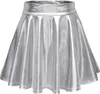 Gonna da donna taglia S Breve Mini Gonna Gonna lucida Anteprima dell’immagine prodotto 3