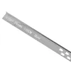 A close-up, angled shot of a silver metal profile strip against a white background. Náhled obrázku produktu