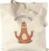 Anti-Stress Jutebeutel Stoffbeutel Canvas Meditation Lustig Produktbild-Vorschau 1