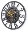 IvoQ Industrielle Wanduhr mit beweglichen Zahnrädern – Produktbild-Vorschau 2