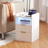 UnboxG, comodino bianco, 60x40x40 cm – tavolino da notte in Anteprima dell’immagine prodotto 4