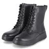 FITFLOP FitFlop F-Mode Leder-Schnürstiefeletten mit flachem Produktbild-Vorschau 11