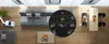 A top-down view of a living room with a portable air conditioner and its control panel. Produktbild-Vorschau
