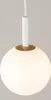 Lampa wisząca biała minimalistyczna nowoczesna szklana Podgląd zdjęcia produktu 1