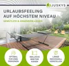 Huśtawka ogrodowa 25591, hamak, ze stelażem, z poduszkami, Podgląd zdjęcia produktu 5