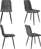 Esstisch-Set (5-teilig),mit 4 Stühlen,Modernes Produktbild-Vorschau 10
