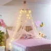 Baldachýn na postel pro princezny s krajkou, moskytiéra pro Náhled obrázku produktu 2