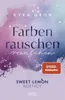A book cover with abstract watercolor splashes in pink, purple, and blue, with text overlay. Voir les images du produit