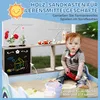 Piaskownica AIYAPLAY z pokrywą 90 x 120 cm z litego drewna Podgląd zdjęcia produktu 7