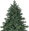 A close-up view of the top portion of an artificial Christmas tree. Produktbild-Vorschau