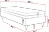 MIRJAN24 Boxspringbett Lux Gold für Wandpaneel, Einzelbett Produktbild-Vorschau 4